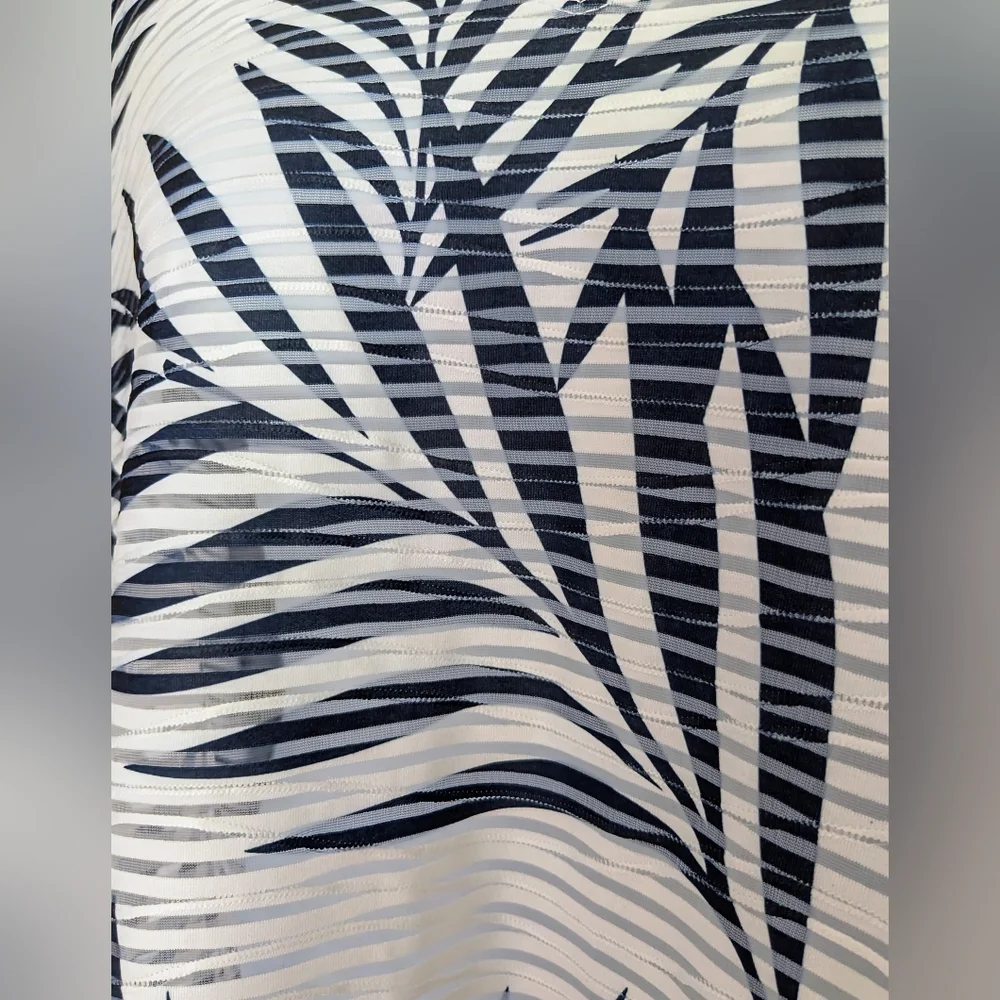 NWT, Portocruz Palm-Leaf, Swim Tunic, Cover-Up, Size XXL - Picture 9 of 13